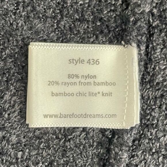 Barefoot Dreams Bamboo Chic Lite Calypso Ombre Cardigan Pewter Grey Navy - Picture 11 of 13